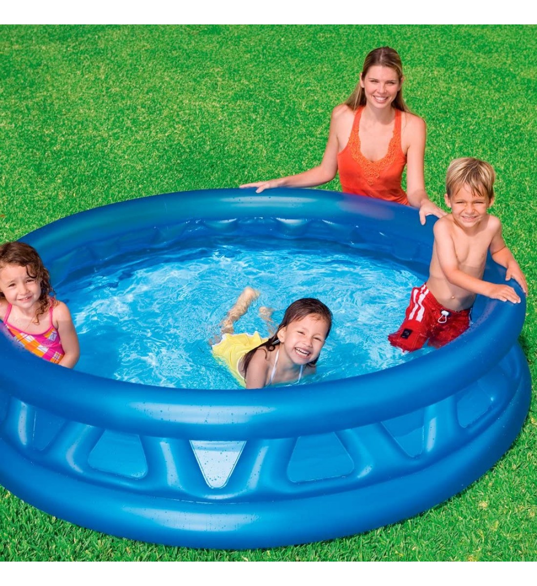 مسبح قابل للنفخ من انتيكس بسطح ناعم ولون أزرق 1.88m*46cm مسبح قابل للنفخ من انتيكس بسطح ناعم ولون أزرق 1.88m*46cm